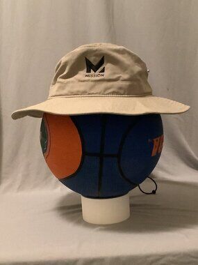 Mission Tan Aussie Style Sun Hat GUC 23"